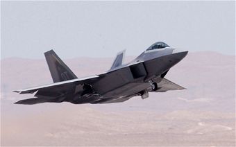 Raptor releases JDAM during first 'follow-on' evaluation mission