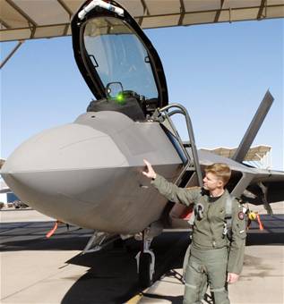 Navy pilot flies for Air Force